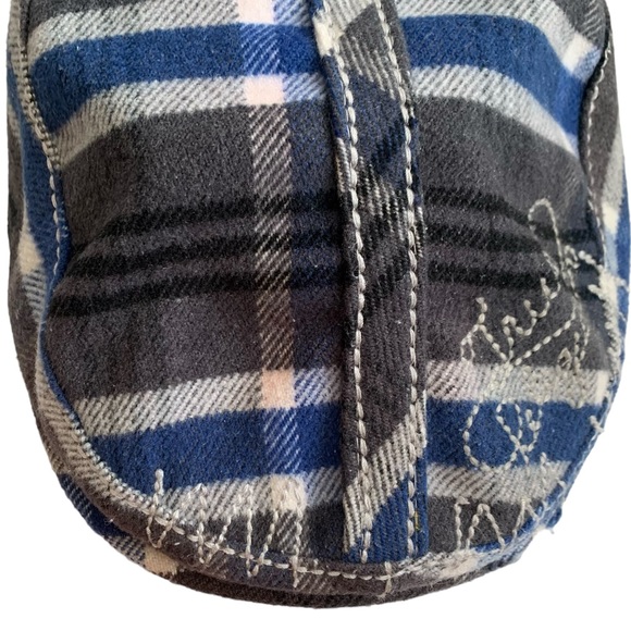 True Religion RARE Vintage Plaid Cap - Picture 3 of 9